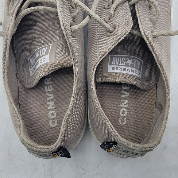 Converse Womens 7.5 Cordura Fabric Gray Canvas Low Top Sneakers Casual 157596F - Picture 6 of 13